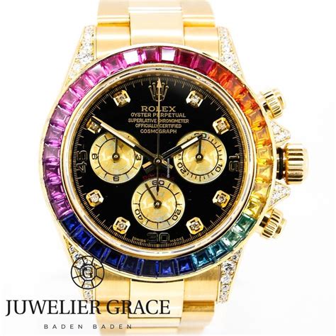 rolex mit bunten diamanten|Rolex Day.